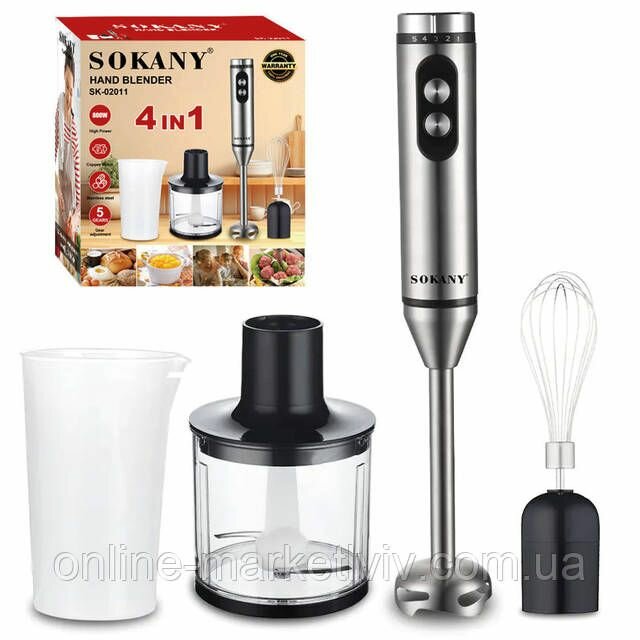 Mixeur plongeant 4 en 1 Sokany