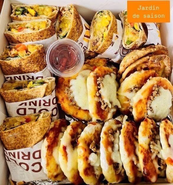 Assortiment de Wraps et Crêpes