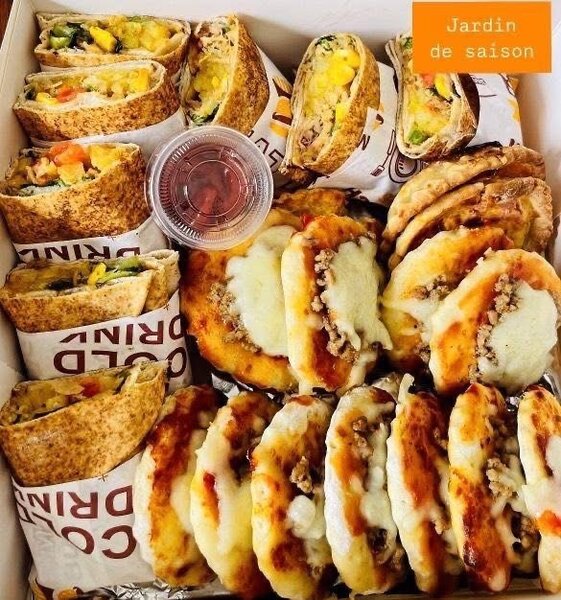 Assortiment de Wraps et Crêpes