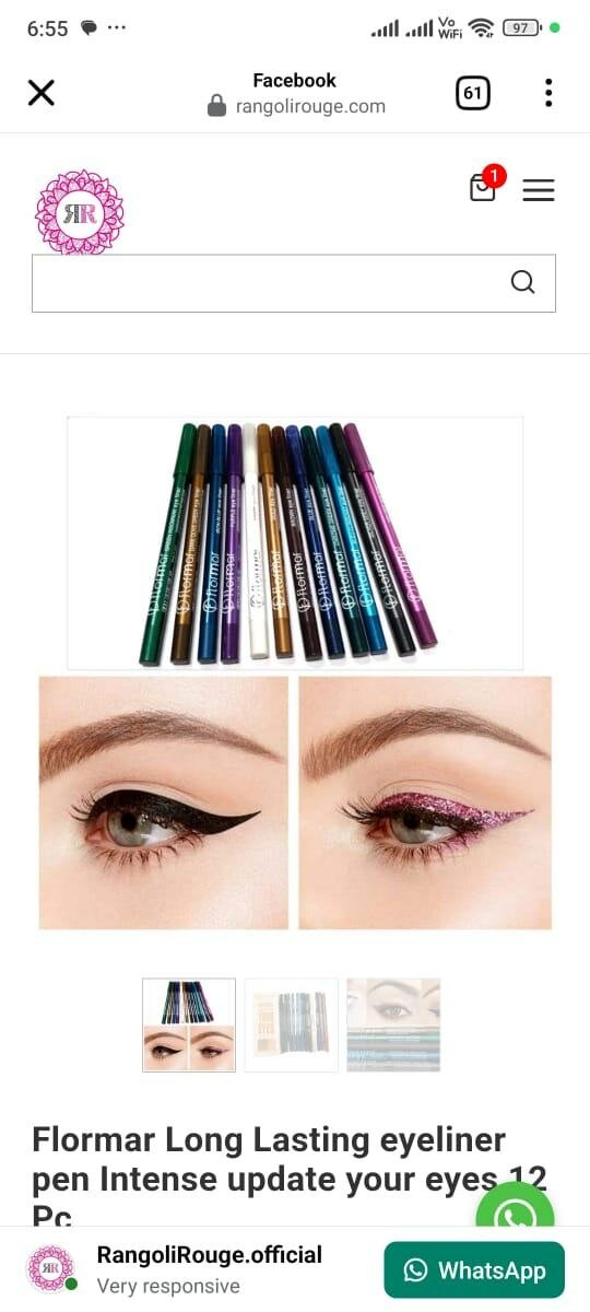 Eyeliner pencils 12 pc set