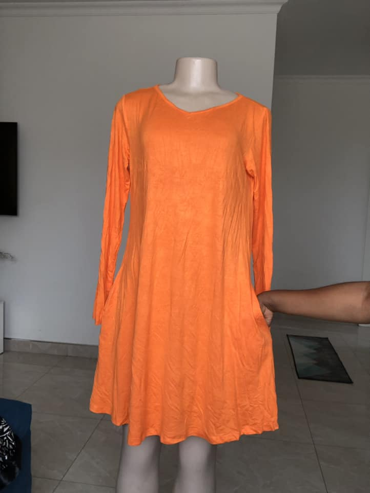 Dress orange