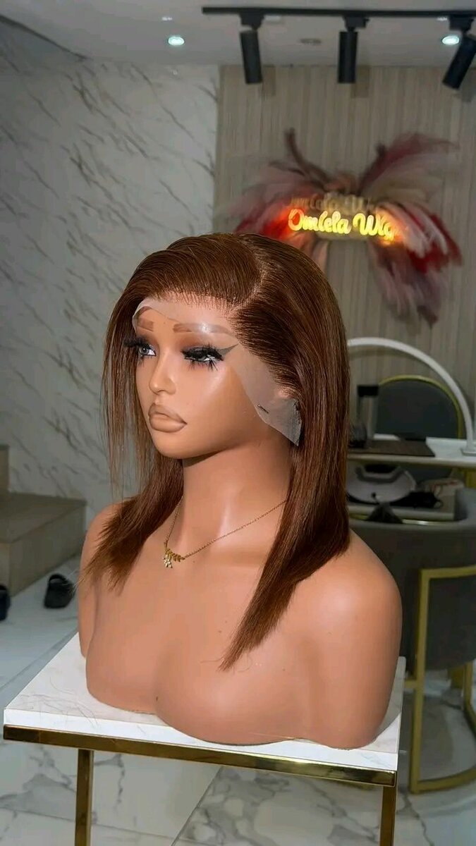 Perruque Lace Front Marron