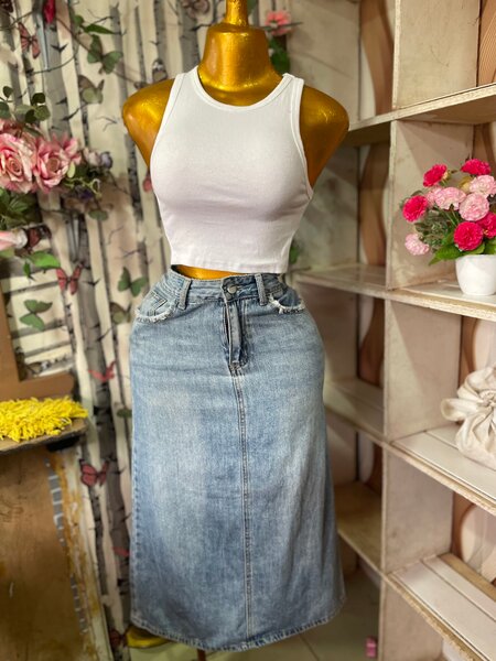 Jupe jean