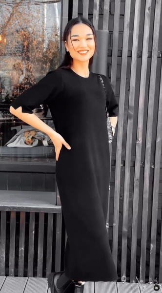 платье черное