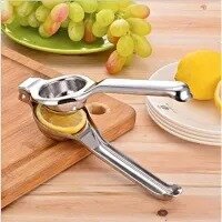 Lemon Squeezer Stainless Steel - Sturdy Manual Citrus Juicer, Premium Quality Lemon Juicer, Heavy Duty Solid Hand Juicer