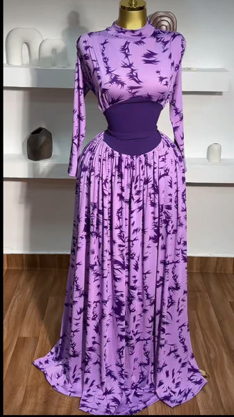 Robe volante Imprimée Élégante