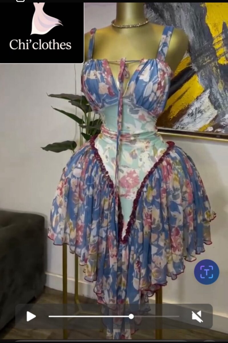 Robe élégante à motifs pour femmes