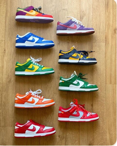 Baskets colorées tendance