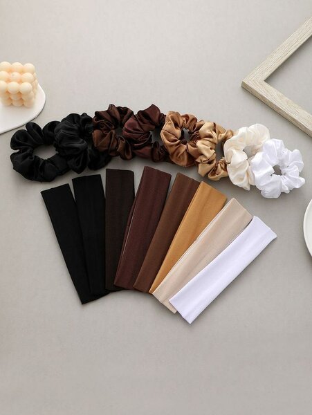 Ensemble bandeaux et chouchous