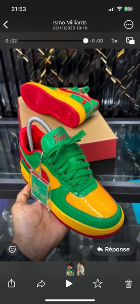 Baskets colorées tendance