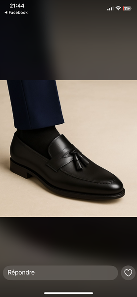 Mocassins en cuir élégants