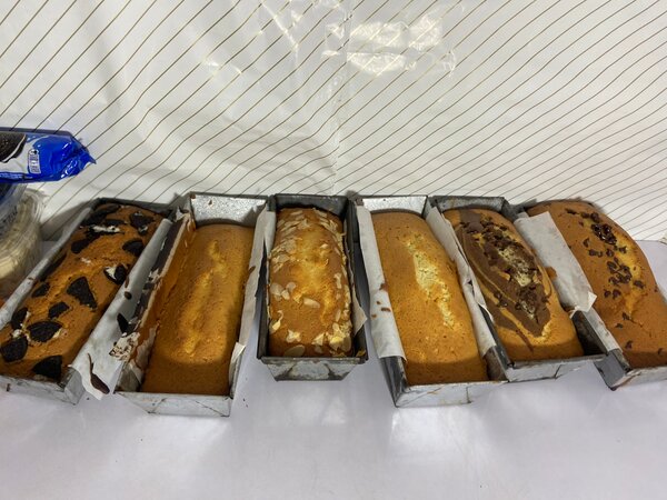 Cake marbré aux pépites de chocolat