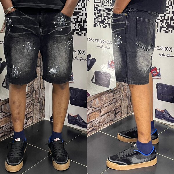Bermudas en denim stylées