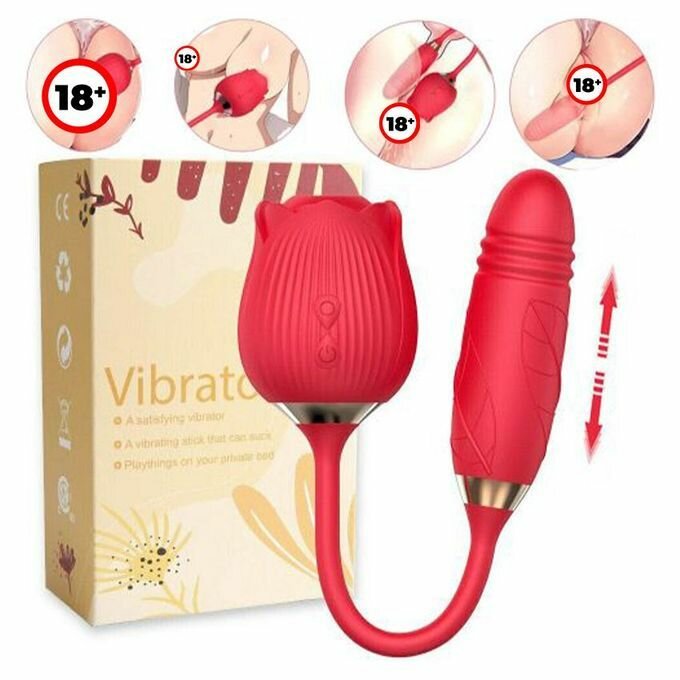 2in1 Rose Vibrator
