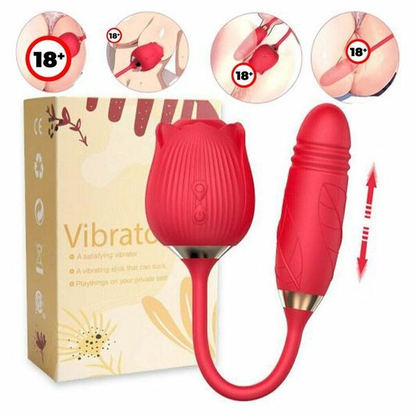 2in1 Rose Vibrator
