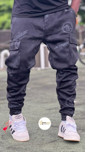 Pantalon Cargo Noir Homme