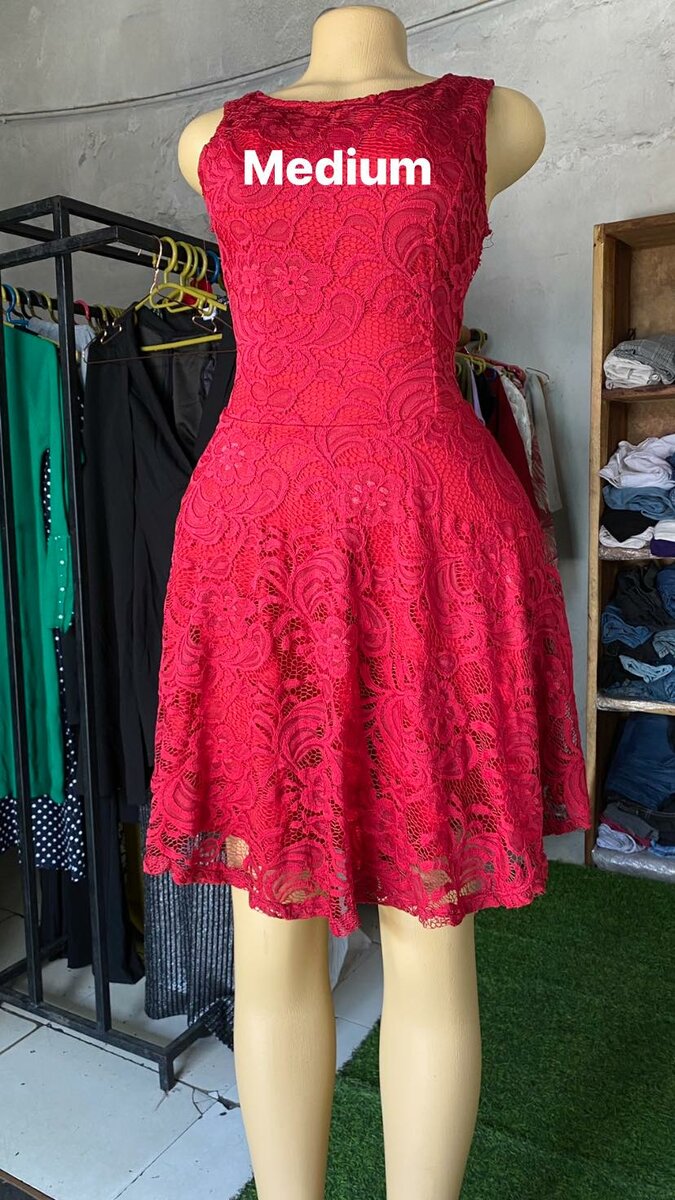 Beautiful and comfortable women's dress red