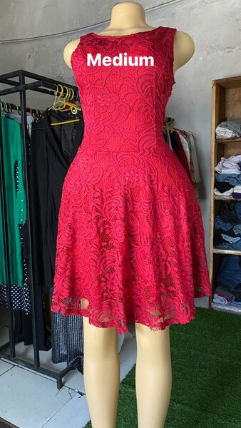 Beautiful and comfortable women's dress red