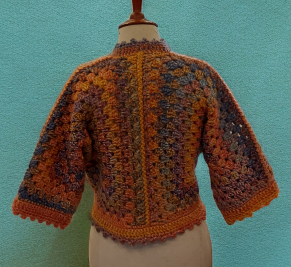 Crochet jacket & hat for women ( M & L size). Turkish Wool.