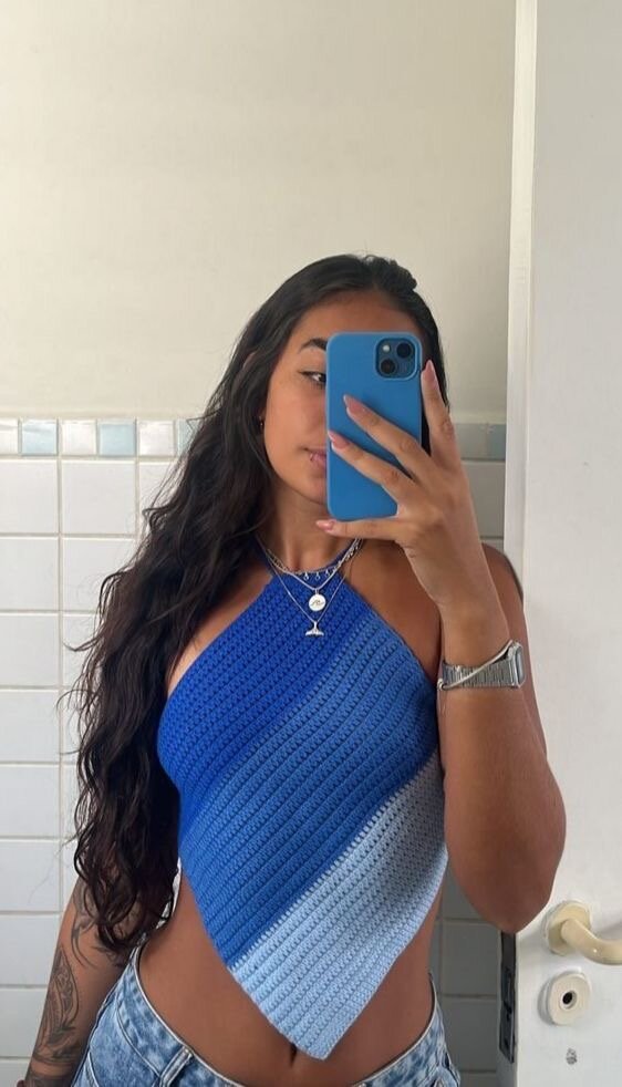 Top dos nu en crochet