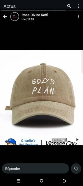 Casquette Spirituelle Unisexe