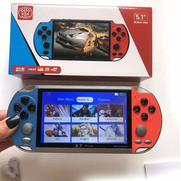 Console De Jeu Vidéo Rétro Portable X7 Plus - 5.1 Pouces - 8