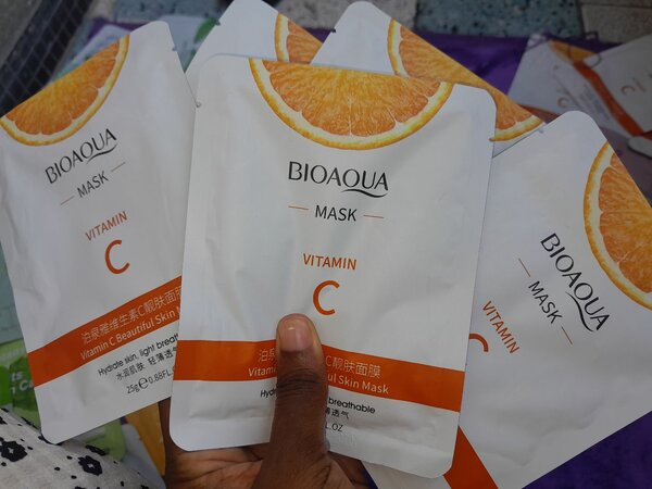 Masque visage vitaminé