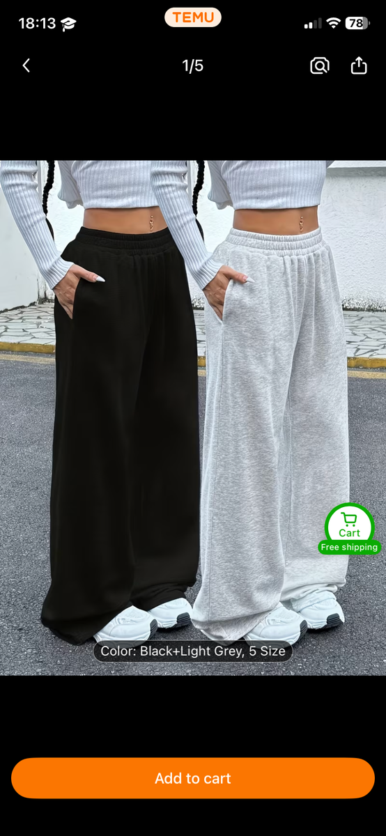 Pantalons larges taille haute