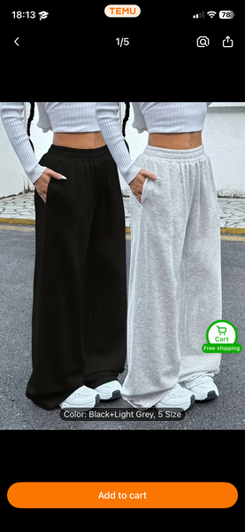 Pantalons larges taille haute