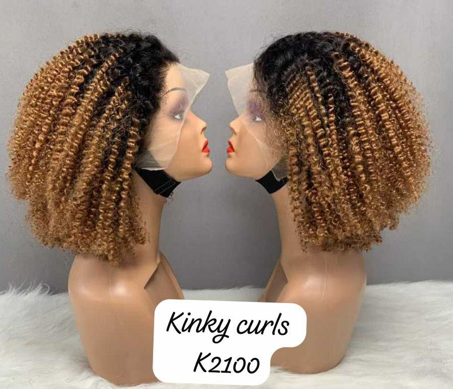 Kinky curls wig