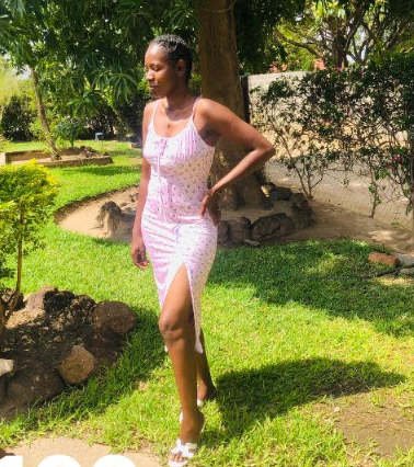 Women's summer sundress with straps