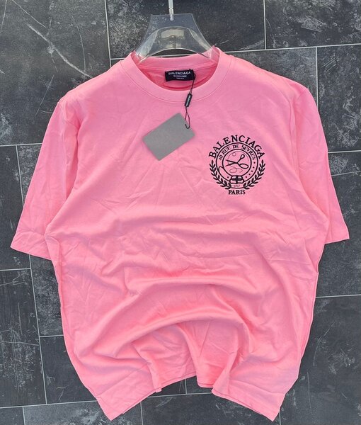 T-shirt rose Balenciaga unisexe