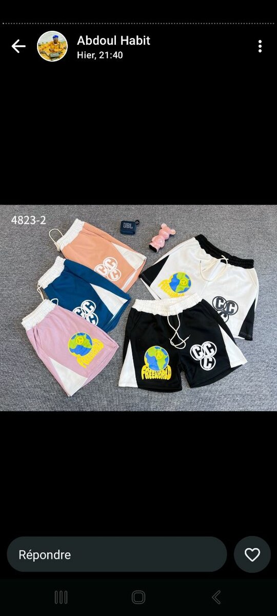 Shorts décontractés colorés