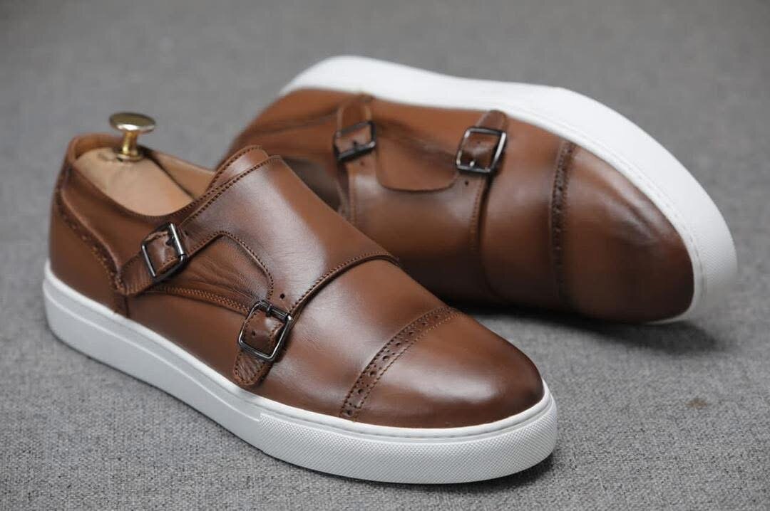 Chaussures Monk Strap Homme Élégantes