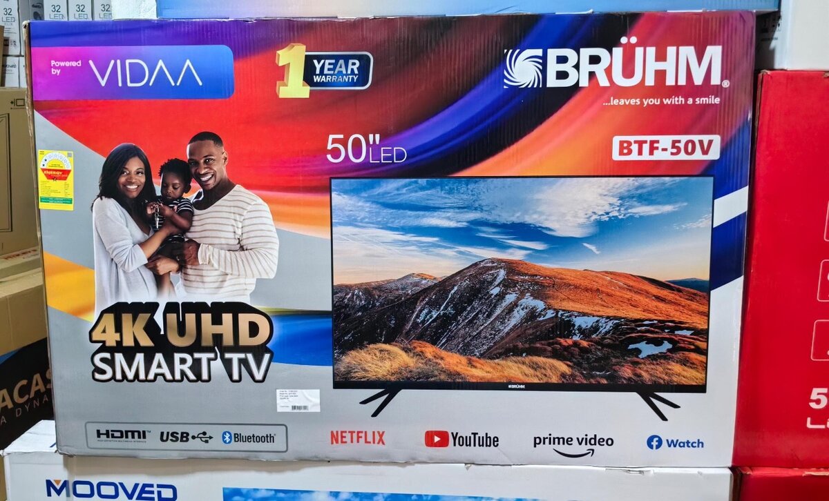 Bruhm 50 inch uhd 4k ViDAA Digital satellite Smart tv