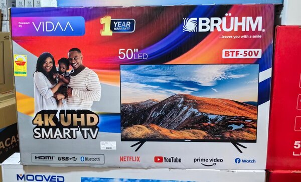 Bruhm 50 inch uhd 4k ViDAA Digital satellite Smart tv