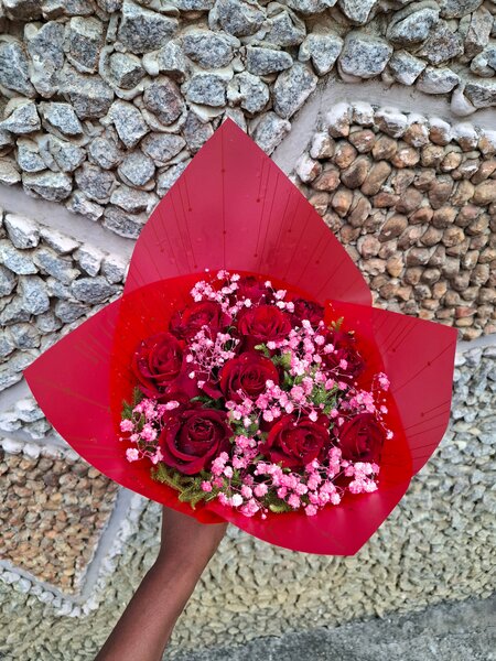 Bouquet de fleurs naturelles