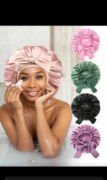Bonnet de nuit en satin