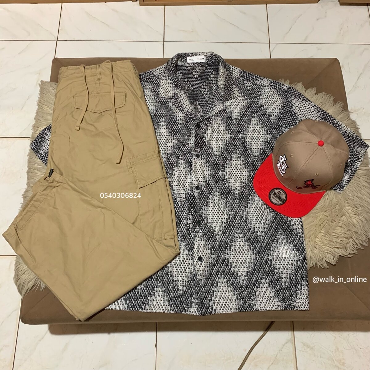 Vintage shirt , long packer and cap