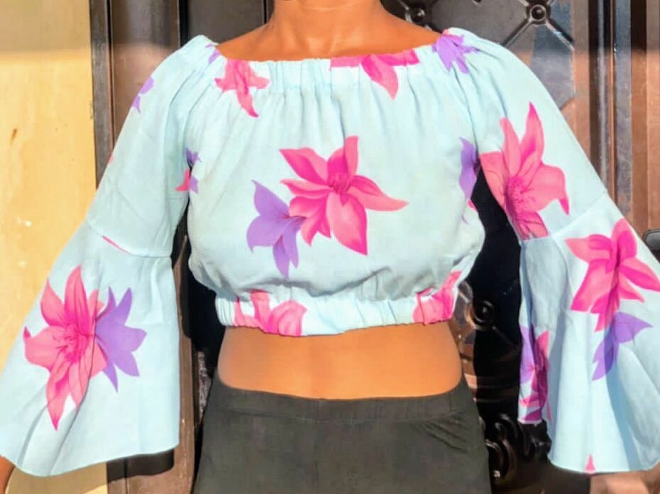 Floral crop top
