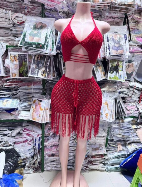 Ensemble de Plage Crochet Femme