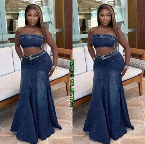 Ensemble Jupe en Jean Chic