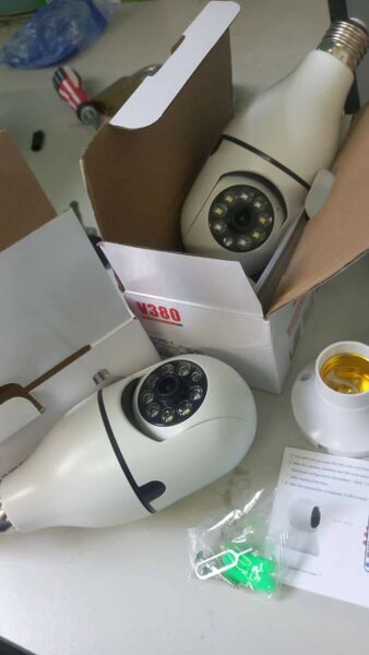 Bulb Cctv Security Cameras