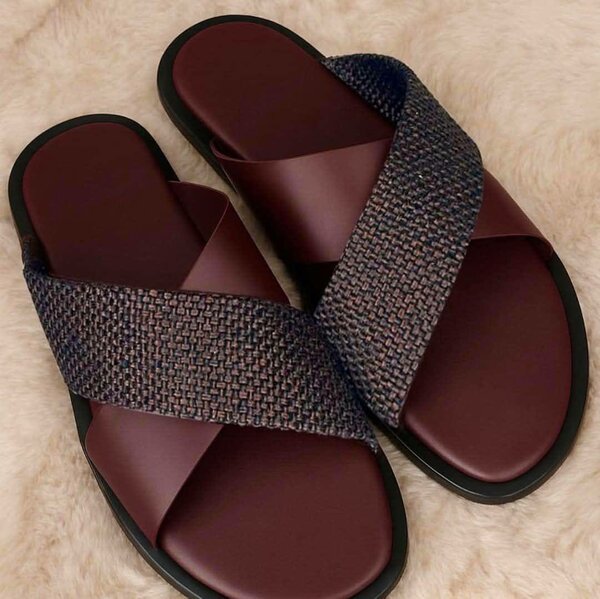 Sandale homme en cuir