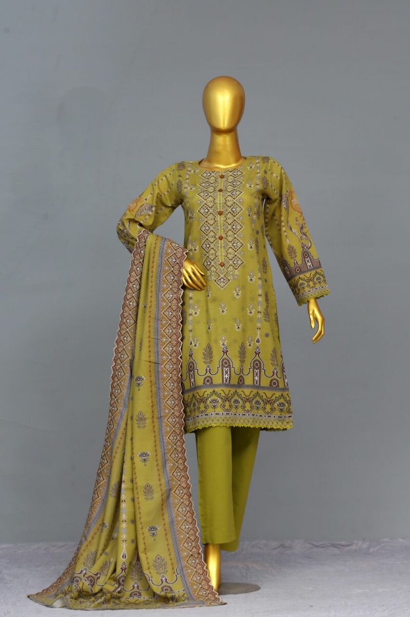 Embroided Khaddar Suit Amsha By KFH