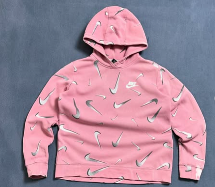 Nike all over swoosh hoodie size : S 