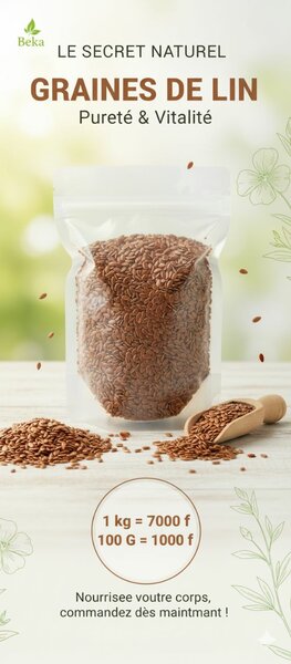 Graines de Lin Beka 1kg