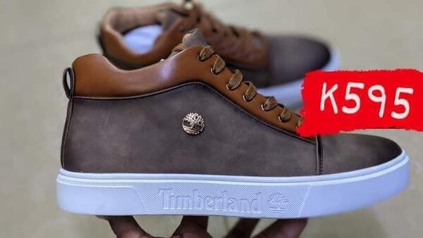 Brown sneakers