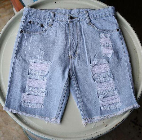 Shorts en jean décontractés