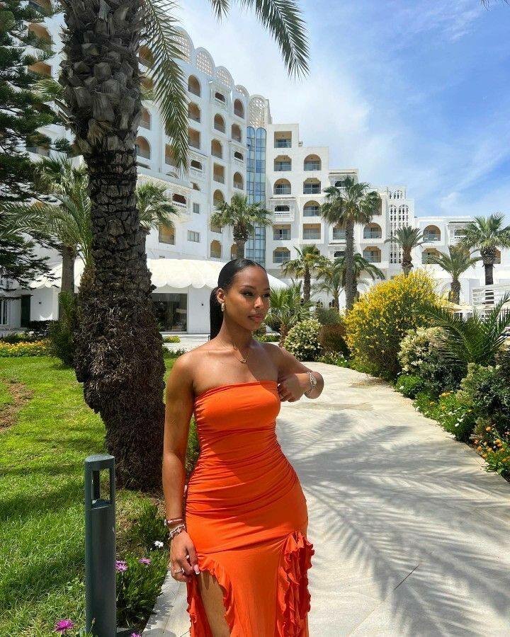 Robe bustier élégante soirée